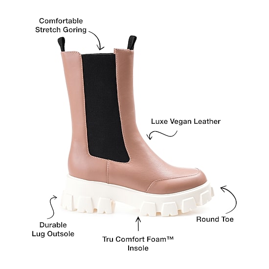 Journee Collection Womens Vista Block Heel Booties
