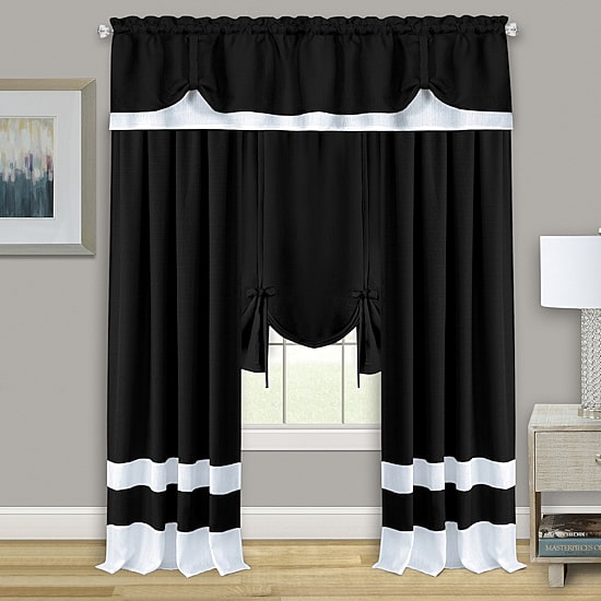 Achim Darcy Rod Pocket Light-Filtering Single Curtain Panel