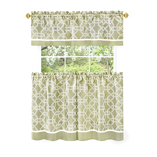 Achim Arlington 3-pc. Rod Pocket Window Tier