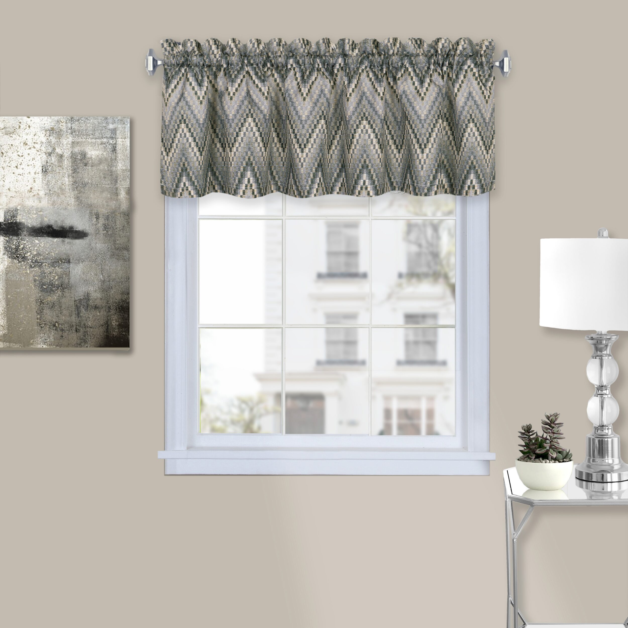 Achim Avery Rod Pocket Federal & Tuck Valance