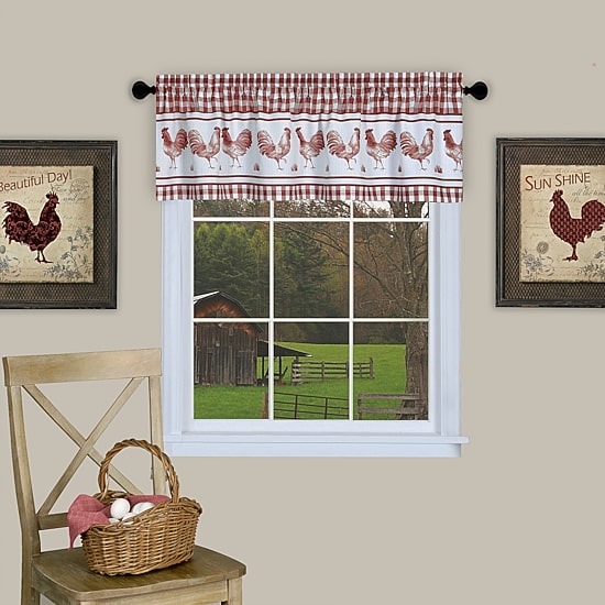 Achim Barnyard Rod Pocket Federal & Tuck Valance