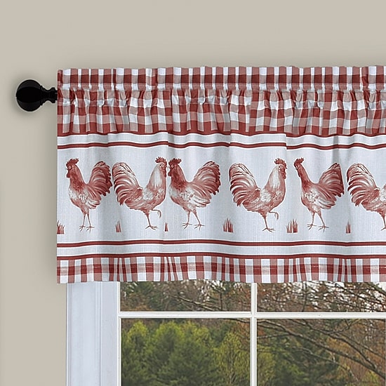 Achim Barnyard Rod Pocket Federal & Tuck Valance