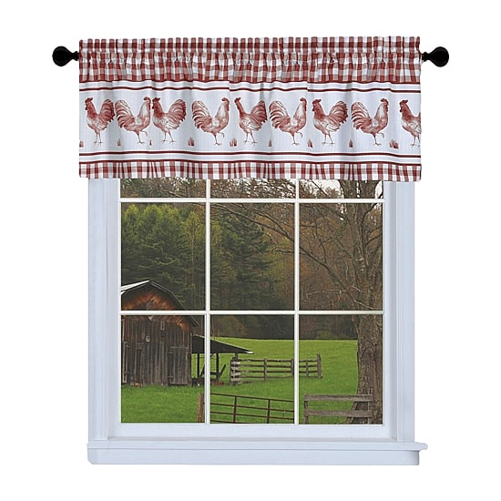 Achim Barnyard Rod Pocket Federal & Tuck Valance