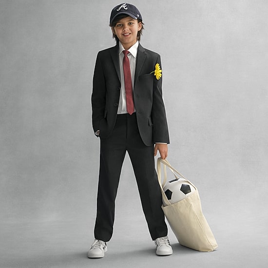 Stafford Little & Big Kid Boys Suit Pant