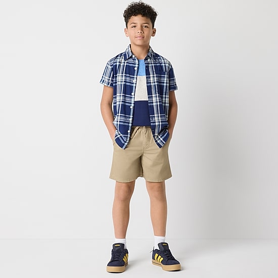 Thereabouts Pull-On Little & Big Kid Boys Adjustable Waist Jogger Short