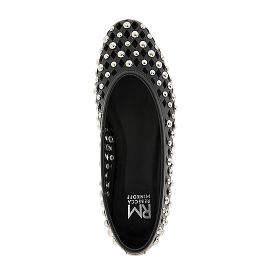 RM Rebecca Minkoff Delta Womens Almond Closed Toe Ballet Flats