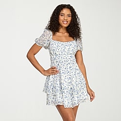 juniors short sleeve dresses Elvqul Hipattires Dresses for Women Gray Casual Short Sleeve Dressy Summer Juniors Dresses Solid Color, Women's, Size: XL