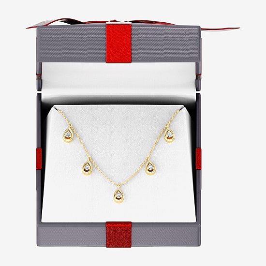 Yes, Please! (G / Si1-Si2) Womens 1/4 CT. T.W. Lab Grown White Diamond Sterling Silver 18 Inch Pendant Necklace
