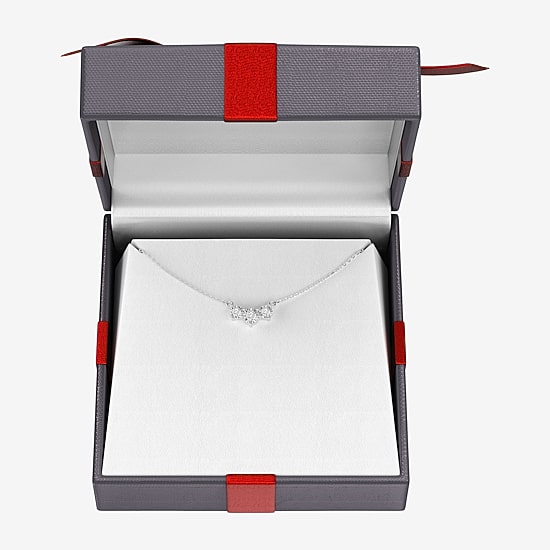 Yes, Please! (G, Si1-Si2) Womens 1/6 CT. T.W. Lab Grown White Diamond Sterling Silver 18 Inch Pendant Necklace