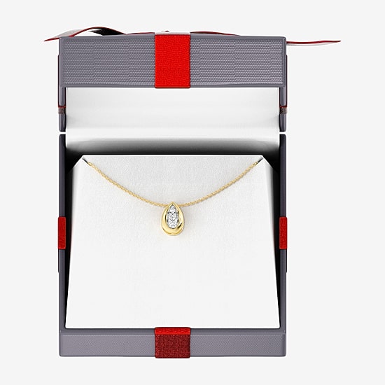 Yes, Please! Womens 1/6 CT. T.W. Lab Grown White Diamond Sterling Silver 18 Inch Pendant Necklace