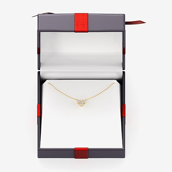 Yes, Please! Womens 1/6 CT. T.W. Lab Grown White Diamond 14K Gold Over Silver 17 1/2 Inch Pendant Necklace
