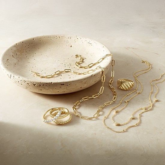 Silver Addiction Womens Cubic Zirconia 14K Gold Over Silver Round Ring Set