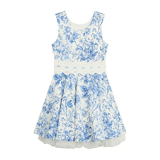 Byer California Big Kid Girls Floral 2-pc. Dress Set