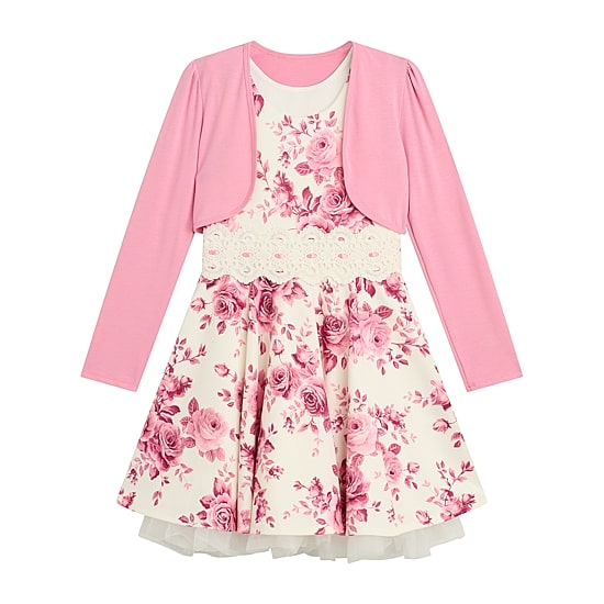 Byer California Big Kid Girls Floral 2-pc. Dress Set