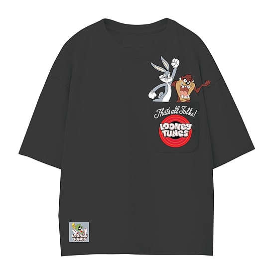 Little & Big Kid Boys Crew Neck Short Sleeve Oversized Looney Tunes Graphic T-Shirt
