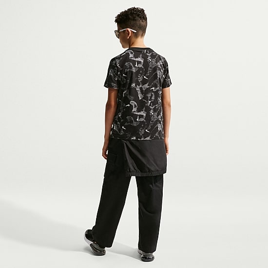 Nike Club Big Kid Unisex Crew Neck Short Sleeve Regular Fit Graphic T-Shirt