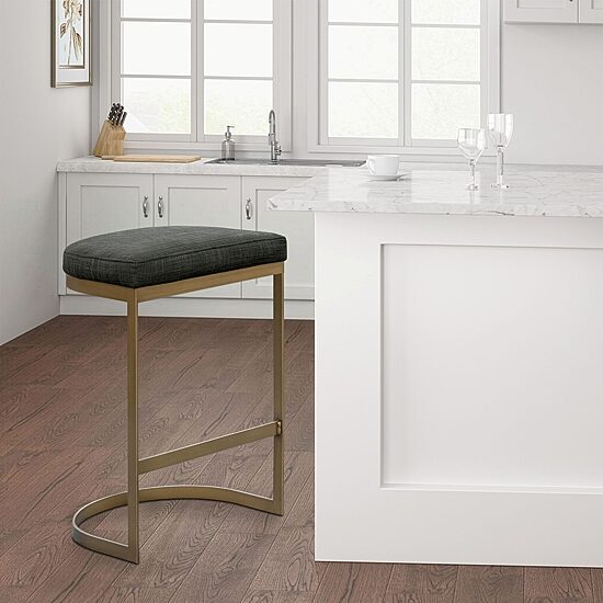 Madison Park Marc Dining Room Collection Counter Height Upholstered Bar Stool