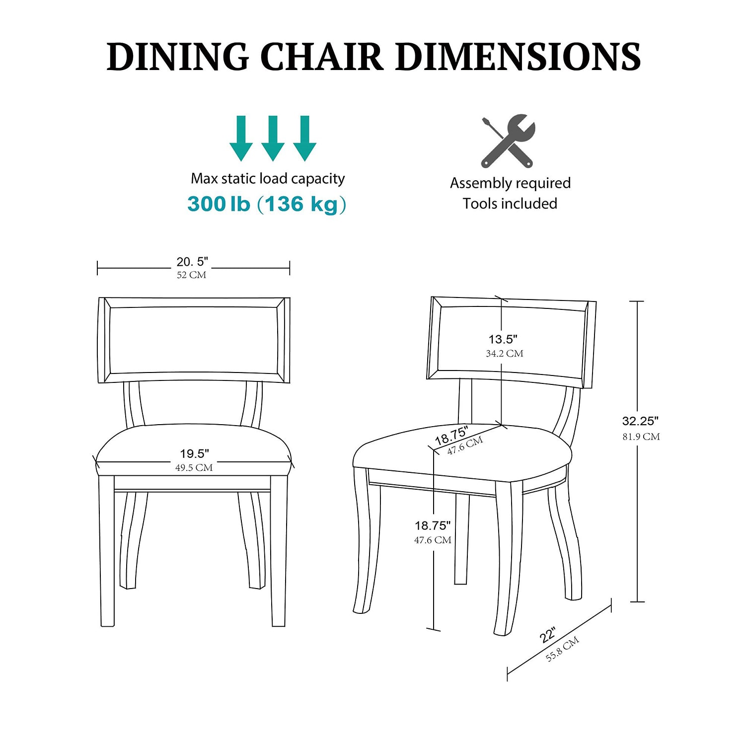 Madison Park Signature Marie Set of 2 Side Chairs