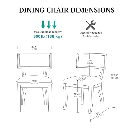 Madison Park Signature Marie Set of 2 Side Chairs