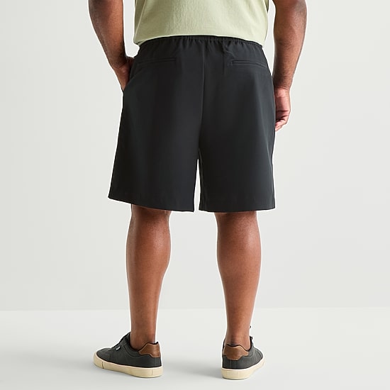 Stylus Mens 9 1/2" Big and Tall Pull-On Short