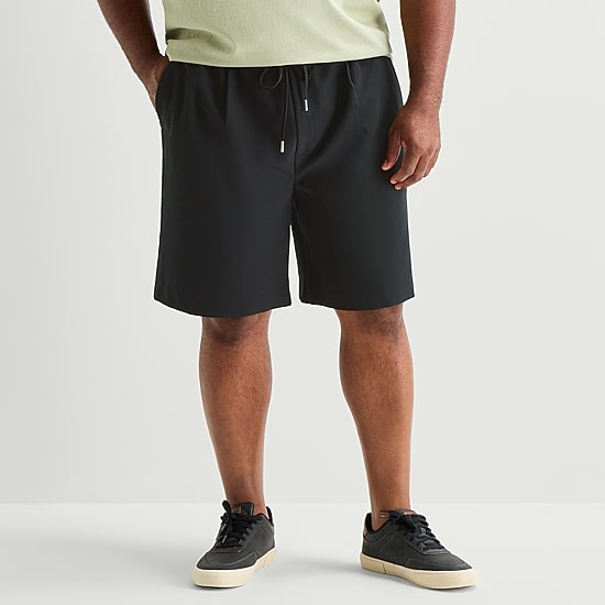 Stylus Mens 9 1/2" Big and Tall Pull-On Short