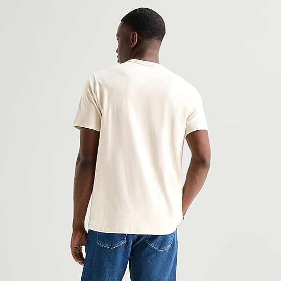 mutual weave Sueded Jersey Mens Crew Neck Short Sleeve T-Shirt