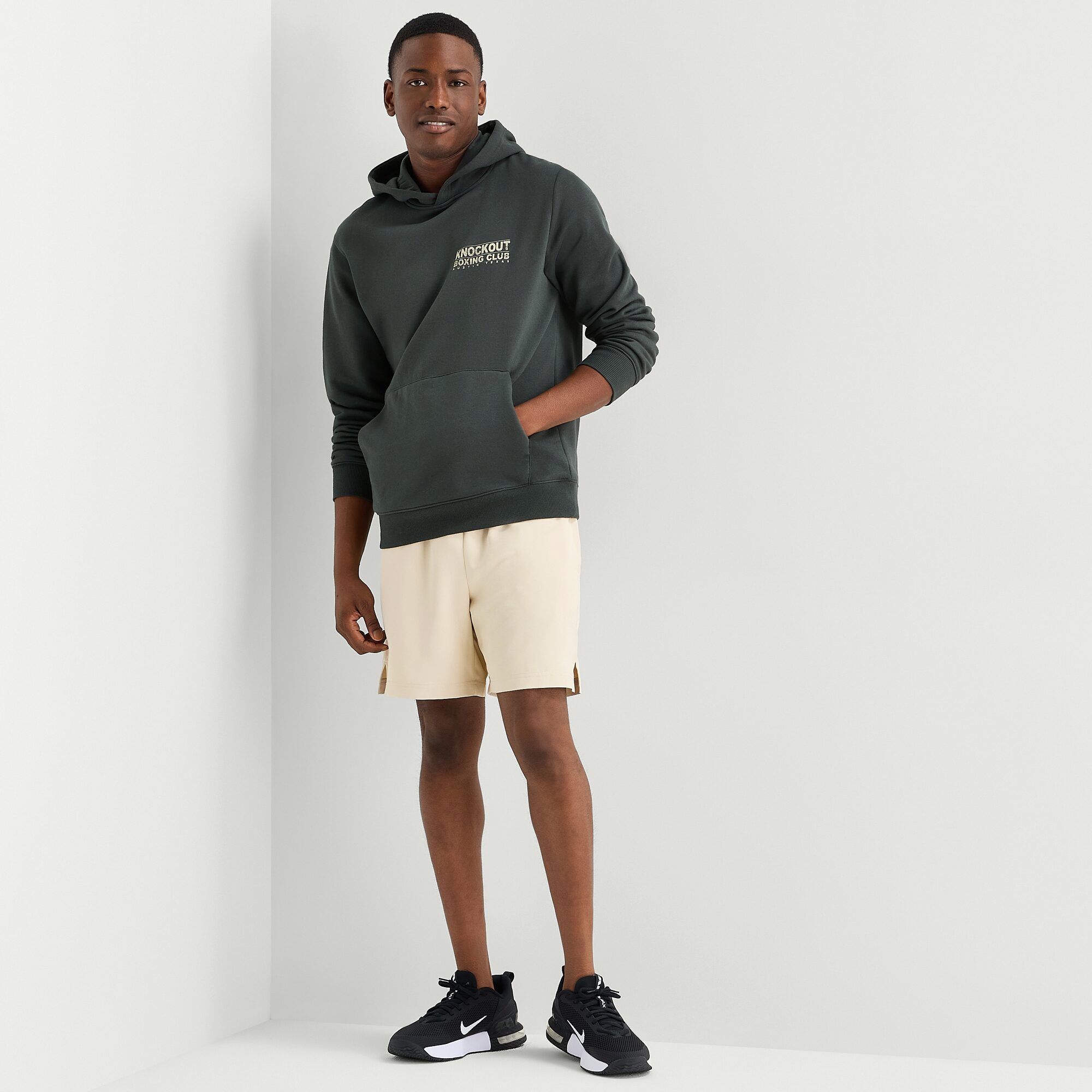 Xersion Essential Mens Long Sleeve Fleece Active Hoodie