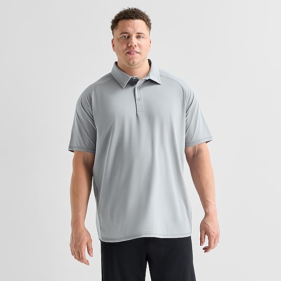 Xersion Big and Tall Mens Short Sleeve Polo Shirt