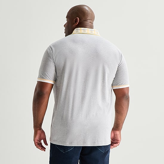 Shaquille O'Neal XLG™ Big and Tall Mens Regular Fit Short Sleeve Polo Shirt