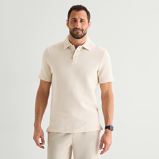 Stylus Mens Regular Fit Short Sleeve Polo Shirt