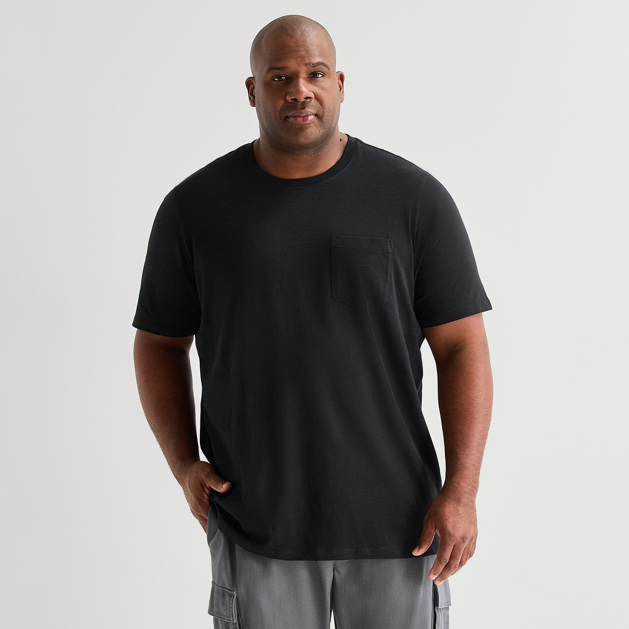 mutual weave Mens Crew Neck Short Sleeve Big and Tall T-Shirt