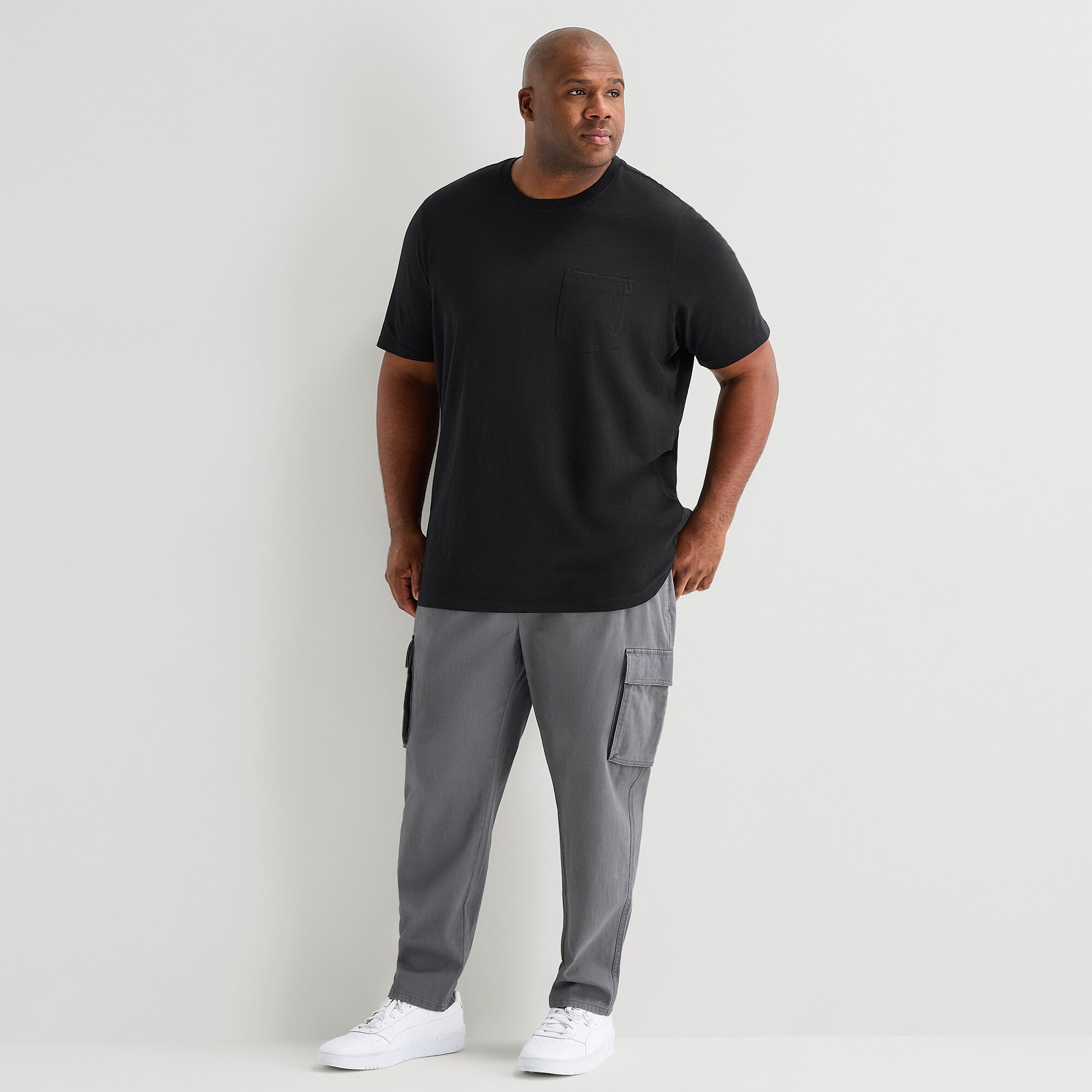 mutual weave Mens Crew Neck Short Sleeve Big and Tall T-Shirt