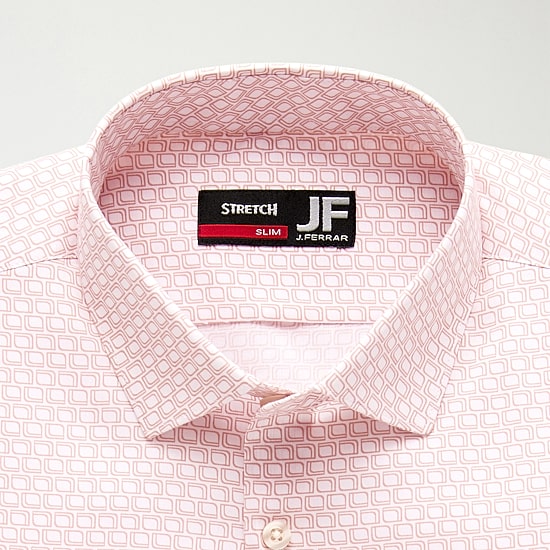 J. Ferrar Ultra Comfort Mens Slim Fit Stretch Fabric Wrinkle Free Long Sleeve Dress Shirt