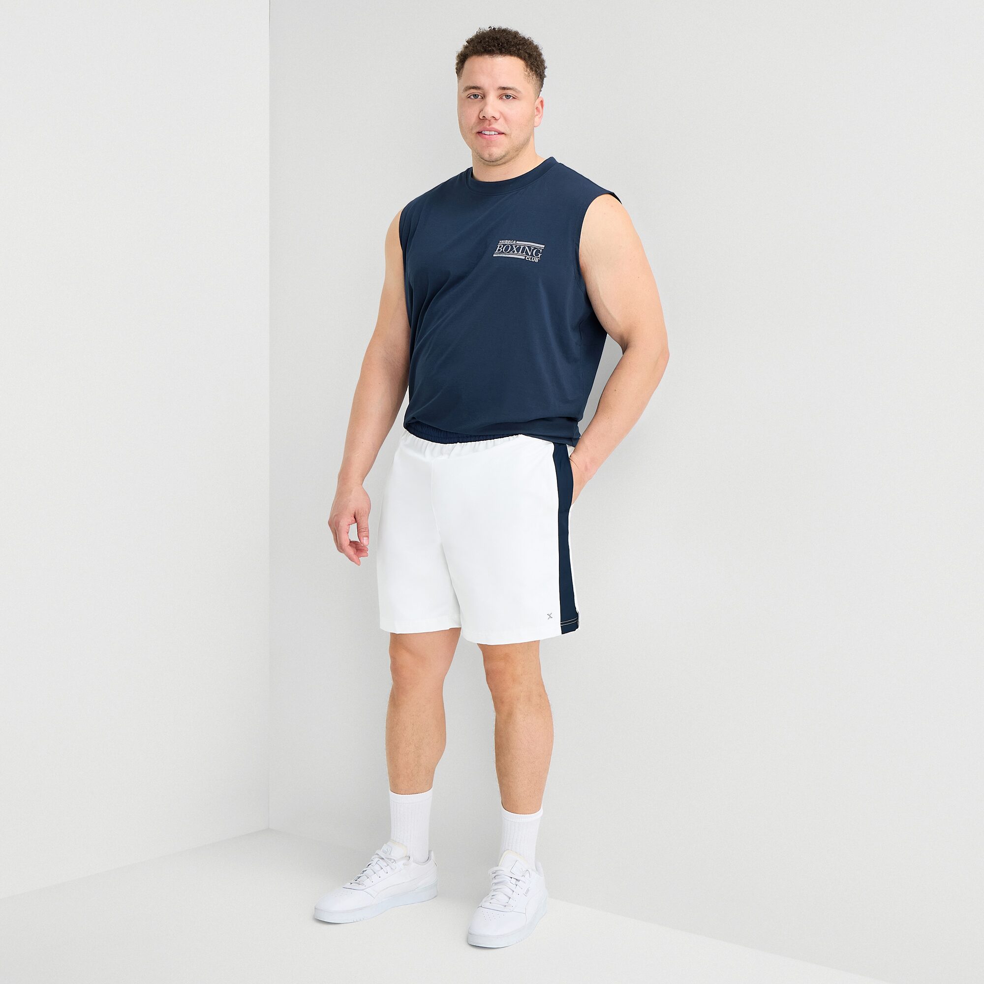 Xersion Mens 9" Mid Rise Big and Tall Workout Shorts