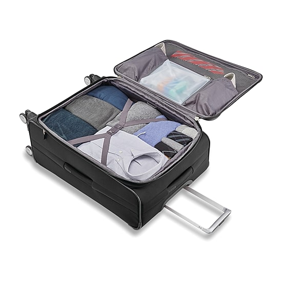 Samsonite Soar Dlx 25 Inch Softside Expandable Checked Spinner Luggage