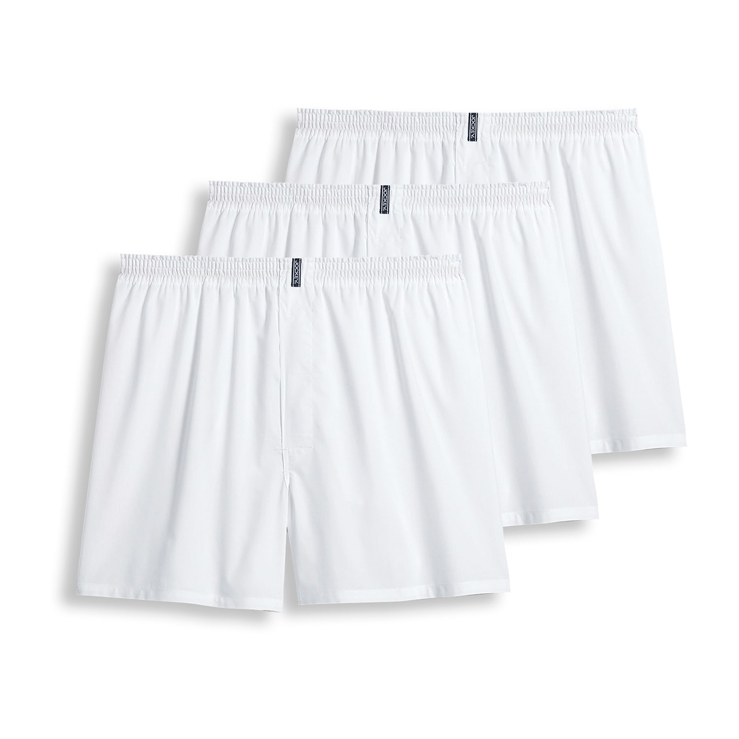 Jockey Classic Woven Full Cut Mens 3 Pack Boxers 9900