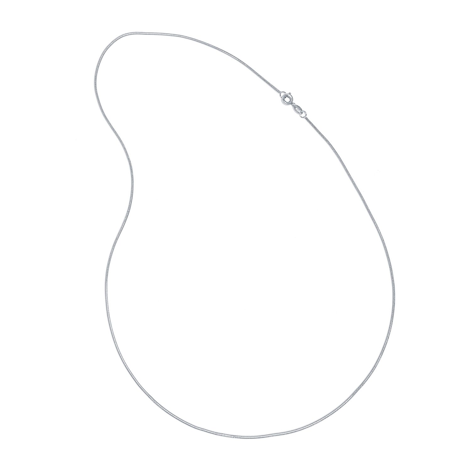 Silver Reflections Pure Over Brass 16-30" Chain Necklace