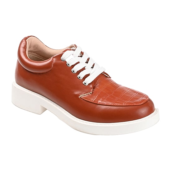 Journee Collection Aliah Womens Round Closed Toe Oxford Shoes