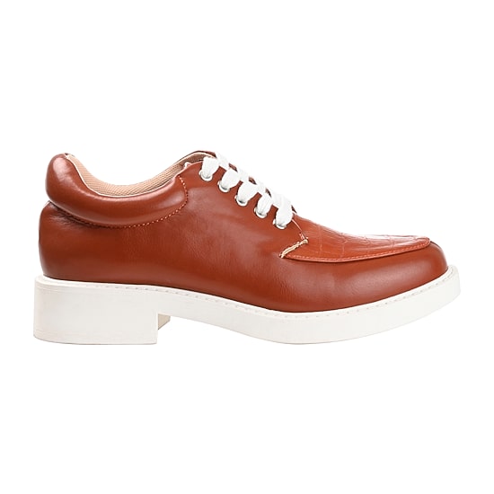 Journee Collection Aliah Womens Round Closed Toe Oxford Shoes