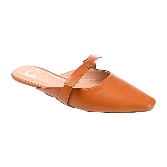Journee Collection Missie Womens Square Closed Toe Mules