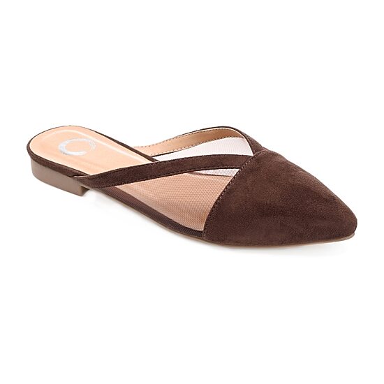 Journee Collection Reeo Womens Round Closed Toe Mules