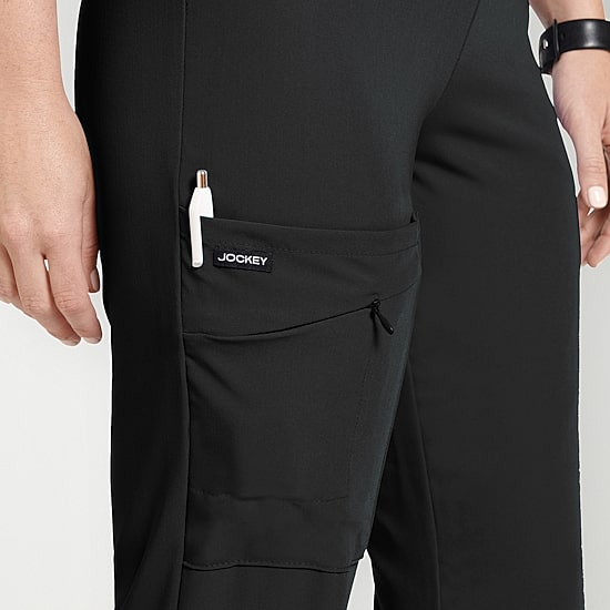 Jockey 2249 Tie-Waist 4-Pocket Womens Plus Scrub Pant