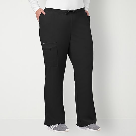 Jockey 2249 Tie-Waist 4-Pocket Womens Plus Scrub Pant