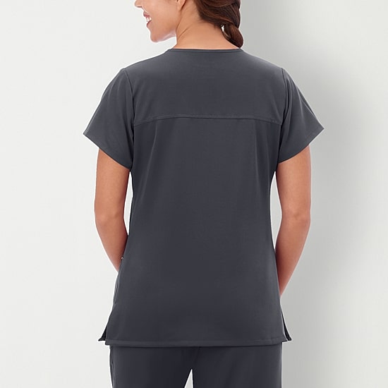 Jockey 2299 Womens V Neck Short Sleeve Stretch Fabric Scrub Top