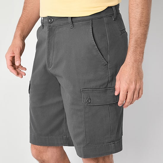 St. John's Bay Mens 10" Stretch Fabric Cargo Short