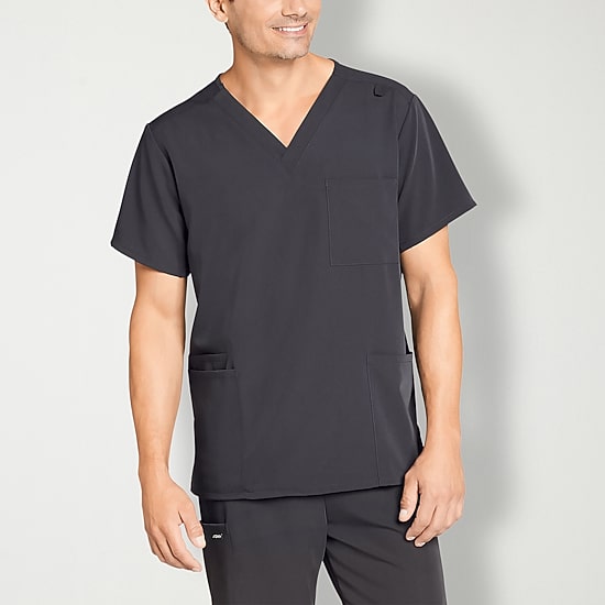 Jockey 2371 Unisex Adult V Neck Short Sleeve Stretch Fabric Scrub Top