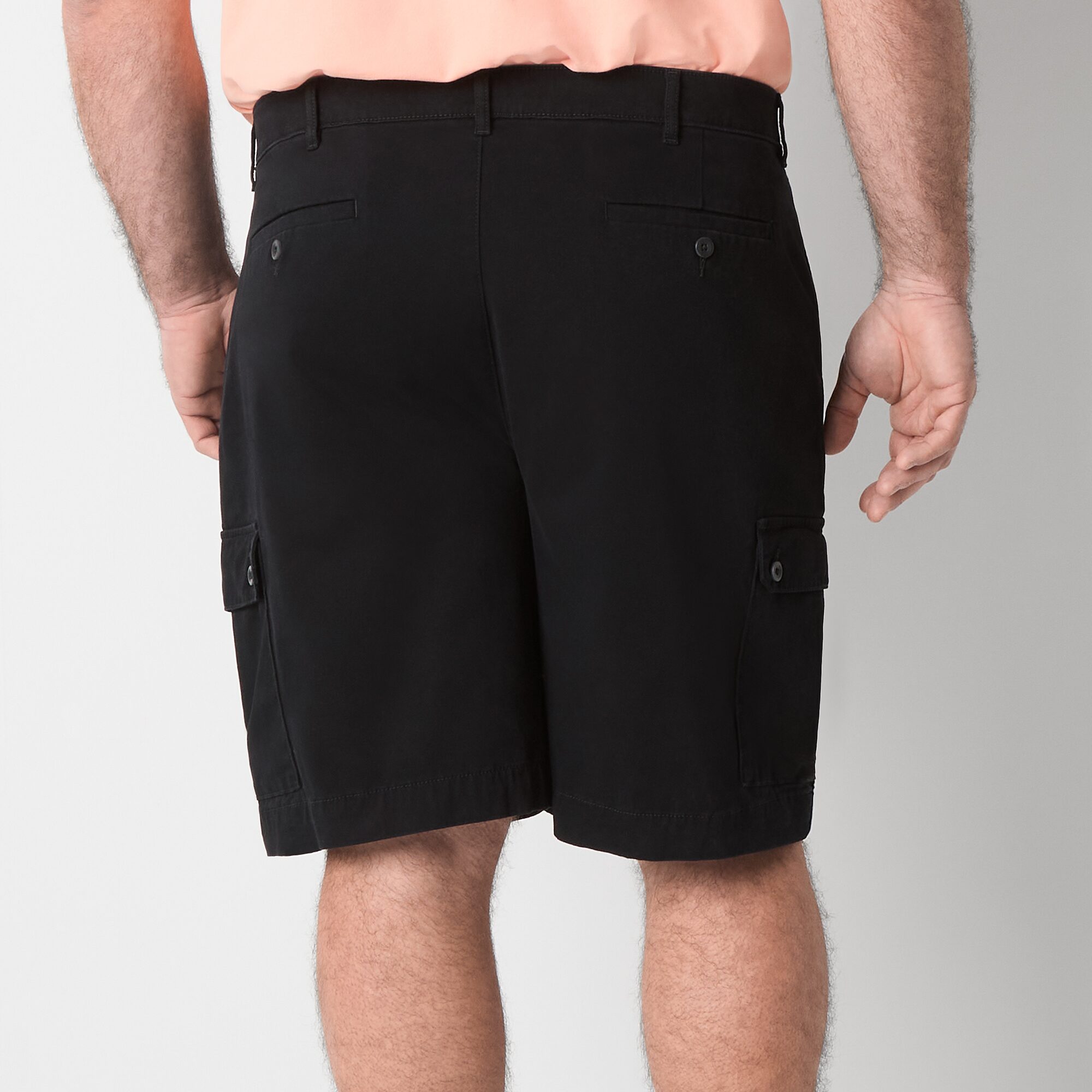 St. John's Bay Comfort Waist 10" & 11"  Mens Big and Tall Stretch Fabric Cargo Short