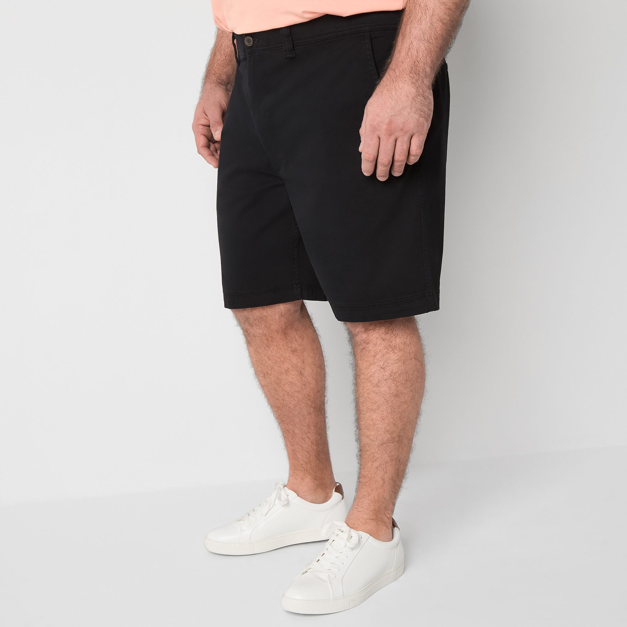 St. John's Bay Mens 10" Big and Tall Stretch Fabric Chino Short