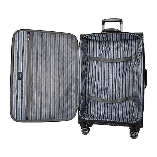 Skyway Everett 24 Inch Softside Lightweight Checked Spinner Luggage