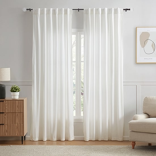 Martha Stewart Freeport 1 IN Adjustable Curtain Rod